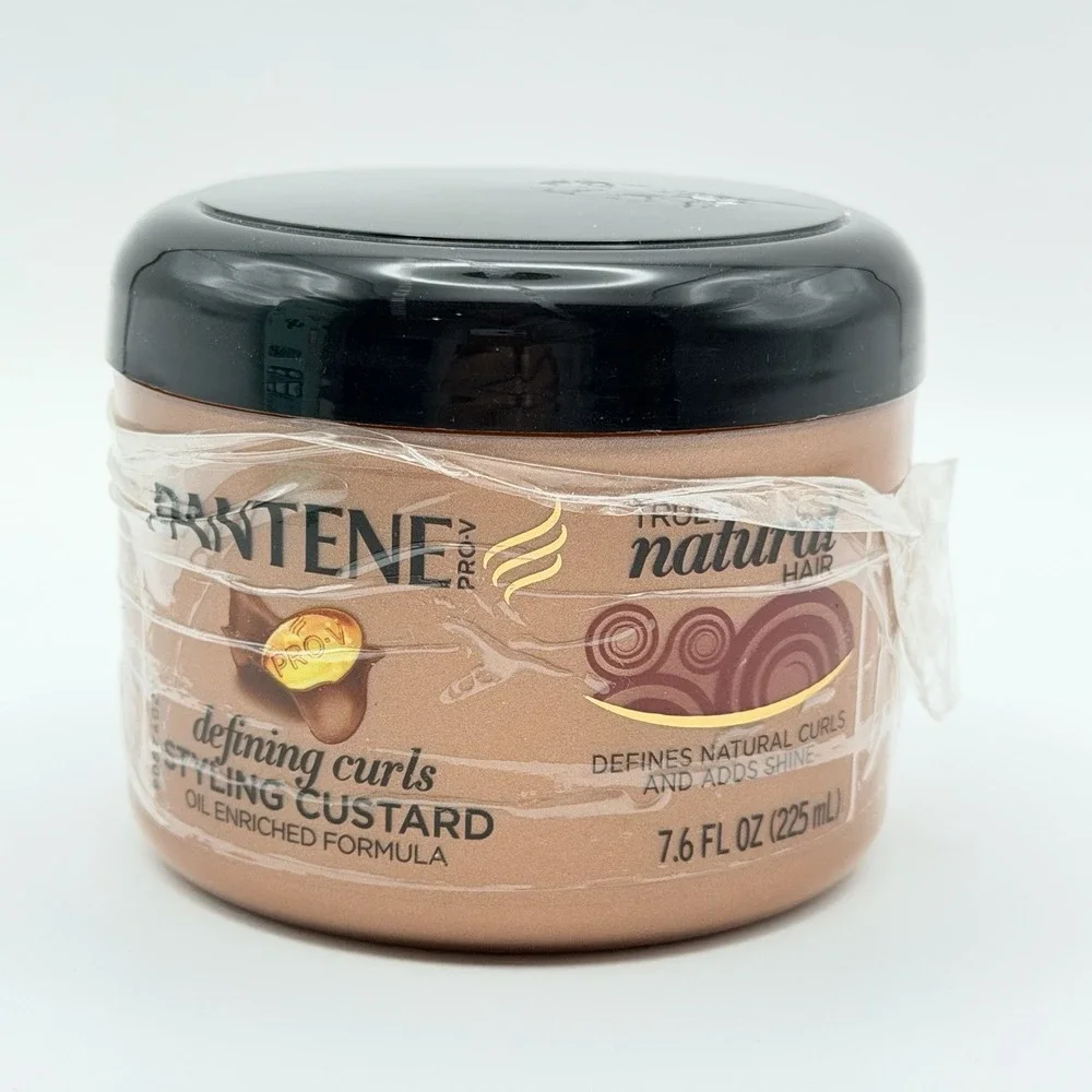 Pantene Pro-V Truly Natural Hair Defining Curls Styling Custard 7.6oz New